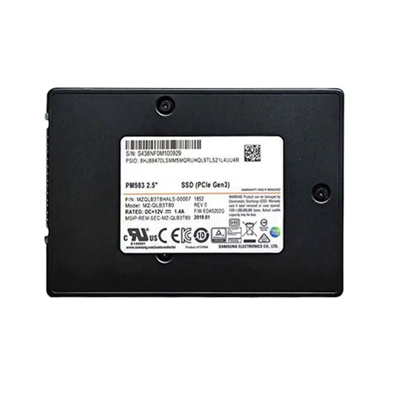 S Amsung Pm883 Enterprise SSD Server 3.84TB 2.5 Inch SATA Solid State Disk